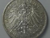 Bavarija 5 Mark 1904 D Otto Koenig Von Bayern - nuotraukos Nr. 2