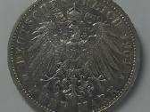 Bavarija 5 Mark 1904 D Otto Koenig Von Bayern - nuotraukos Nr. 6