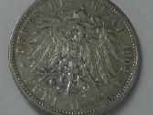 Bavarija 5 Mark 1904 D Otto Koenig Von Bayern - nuotraukos Nr. 7