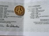 Auksinė 0.5 gr moneta - nuotraukos Nr. 2