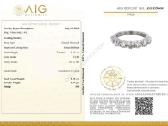 Žiedas natūralių deimantų juostelė 2.15ct - nuotraukos Nr. 8