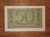 Vokietijos 50 reichspfennig banknotas - nuotraukos Nr. 2