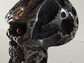 Kaukolė ,aliuminio skulptūra 2,5 kg - nuotraukos Nr. 2