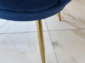 Parduodami du mėlyno veliūro krėsliukai - nuotraukos Nr. 4