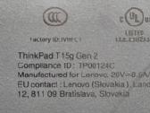 Lenovo Thinkpad T15g Gen2 i7 Rtx 3070 - nuotraukos Nr. 7