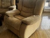 Minkštų baldų komplektas - sofa + 2 reglaineriai - nuotraukos Nr. 2