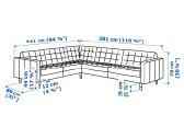 Odinė sofa Landskrona 5 žm - nuotraukos Nr. 6
