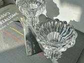 Vintažinė žvakidė- stiklas ir metalas / Modernist - nuotraukos Nr. 3