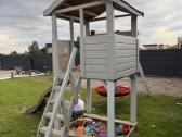 Vaikiškas medinis namelis su supinėm - nuotraukos Nr. 2