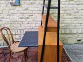 Vintažinė mid century knygų lentyna su darbo vieta - nuotraukos Nr. 22