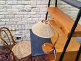 Vintažinė mid century knygų lentyna su darbo vieta - nuotraukos Nr. 25