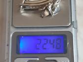 Auksine apyranke balto su raudonu 22,5gr 585praba - nuotraukos Nr. 9