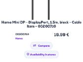 Mini Display Port į Display Port 1,5m kabelis - nuotraukos Nr. 2