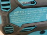 Naujas makita suktukas 18v Dhp490 - nuotraukos Nr. 2
