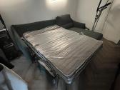 Kampas sofa-lova su integruotu čiužiniu - nuotraukos Nr. 3