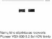 Pioneer Vsx 830 stiprintuvas resyveris. Airplay - nuotraukos Nr. 6