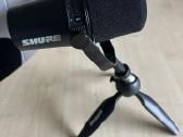 Shure Mv7 mikrofonas ir stovelis ant stalo - nuotraukos Nr. 4