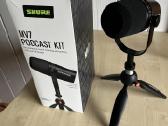 Shure Mv7 mikrofonas ir stovelis ant stalo - nuotraukos Nr. 8