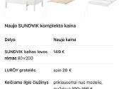 Ikea Sundvik pailginama vaikiška lova su čiužiniu - nuotraukos Nr. 4