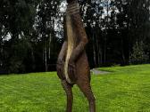 Medinė statula skulptūra - kiškis 138cm - nuotraukos Nr. 8