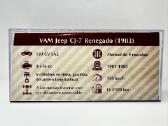 Jeep Cj-7 Renegado 1983 raudona 1:43 Salvat - nuotraukos Nr. 7