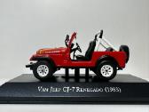 Jeep Cj-7 Renegado 1983 raudona 1:43 Salvat - nuotraukos Nr. 4