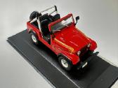 Jeep Cj-7 Renegado 1983 raudona 1:43 Salvat - nuotraukos Nr. 6