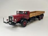 Mercedes-benz L 10000 1937 raudona/balta/ruda 1:43 - nuotraukos Nr. 3