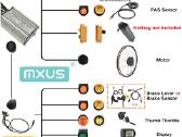 Naujas Mxus 500w/250w El. Dviračio Komplektas - nuotraukos Nr. 13