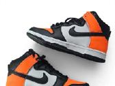 Nike Dunk High Retro White Total Orange Black - nuotraukos Nr. 3