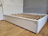 Lova IKEA MALM 160x200cm su lovadėže - nuotraukos Nr. 4