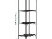 Ikea Fjällbo lentyna, 50 x 36 x 176 cm - nuotraukos Nr. 4