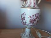 Stalo šviestuvas ( Capodimonte) Italija siunčiu. - nuotraukos Nr. 5