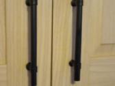 Lontan juodos spintelių rankenėlės 160 mm - nuotraukos Nr. 5