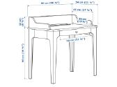 Ikea Lommarp darbo stalas - nuotraukos Nr. 4