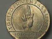 3 Reichsmark 1929 J (Veimaro Konstitucija) - nuotraukos Nr. 2