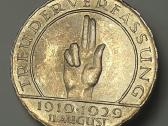 3 Reichsmark 1929 J (Veimaro Konstitucija) - nuotraukos Nr. 8