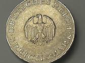 3 Reichsmark 1929 A (G. E. Lessing) - nuotraukos Nr. 2