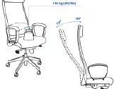 Ikea Markus Office Chair, Vissle Dark Grey, Adjust - nuotraukos Nr. 9