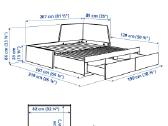 Ikea lova Flekke - nuotraukos Nr. 2
