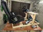 Sim rig simuliatoriaus stalas ir kėdė - nuotraukos Nr. 4