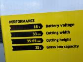 Akumuliatorinė Vejapjovė Lmo 18-33 Battery - nuotraukos Nr. 8