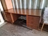 Vintažinis riešutmedžio rašomojo stalas - nuotraukos Nr. 27