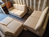 Vintažinė mid century trijų dalių modulinė sofa - nuotraukos Nr. 16
