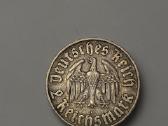 2 Reichsmark 1933 m. A – M.liuteris, Vokietija - nuotraukos Nr. 2