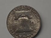 Half Dollar 1963 m. – Benjamin Franklin, JAV (Usa) - nuotraukos Nr. 5