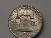 Half Dollar 1963 m. – Benjamin Franklin, JAV (Usa) - nuotraukos Nr. 7