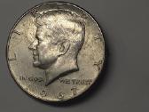 Half Dollar 1967 m. – John F. Kennedy, JAV (Usa) - nuotraukos Nr. 6