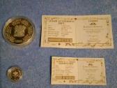 Monetos Afrika 1997m. 2,5 ct. ir 2 Rand, sidabras - nuotraukos Nr. 3