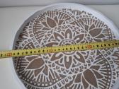 Boho medinis padėklas 30cm - nuotraukos Nr. 5